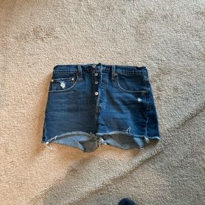 Levi's Blue Jean Shorts